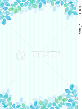 青葉の爽やかなイラスト背景 126418917