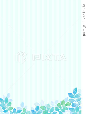 青葉の爽やかなイラスト背景 青葉の爽やかなイラスト背景 126418918