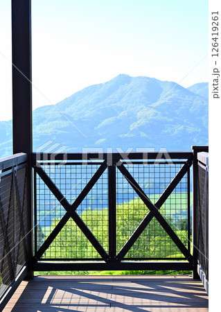 秩父高原牧場 展望デッキからの眺め 東秩父村 秩父高原牧場 展望デッキからの眺め 東秩父村 126419261