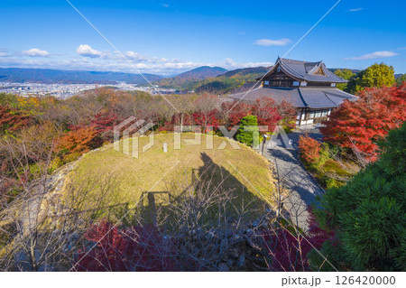 京都 将軍塚青龍殿の紅葉 京都 将軍塚青龍殿の紅葉 126420000