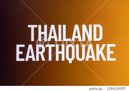 News coverage of thailand's earthquake response urban crisis management and aid efforts 126420097
