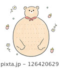 くまのひとことメモ 126420629