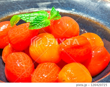 フルーツトマトのさっぱりマリネ 126420725