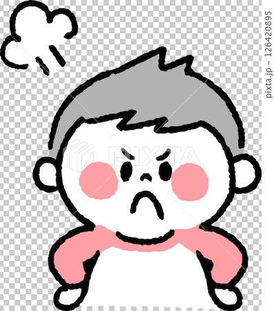 怒っている男の子 怒っている男の子 126420895