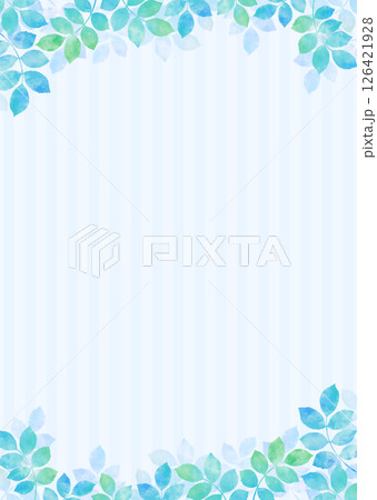 青葉・若葉の爽やかなイラスト背景 青葉・若葉の爽やかなイラスト背景 126421928