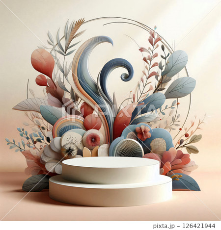 Modern and innovative podium design 126421944