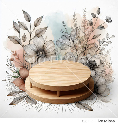 Modern and innovative podium design 126421950