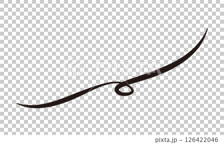 Handwritten style thickness variation vector single speech bubble 10 126422046