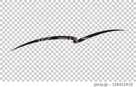 Handwritten style thickness variation vector single speech bubble 11 126422419