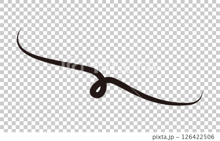 Handwritten style thickness variation vector single speech bubble 12 126422506