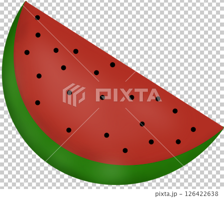 slices of fresh watermelon 126422638