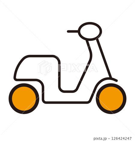 バイク　アイコン 126424247
