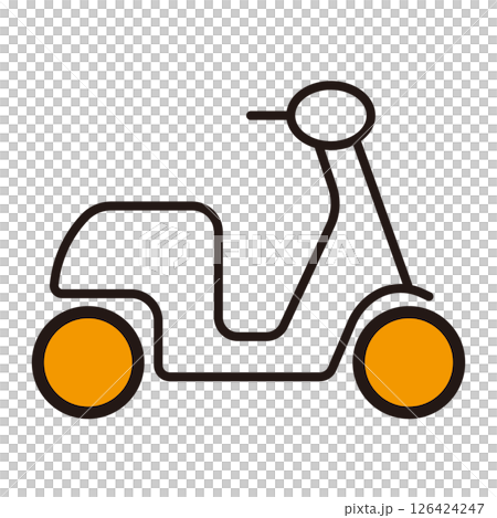 バイク　アイコン 126424247