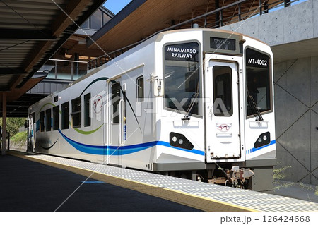 【南阿蘇鉄道】MT-4000形(高森線:立野駅) 【南阿蘇鉄道】MT-4000形(高森線:立野駅) 126424668