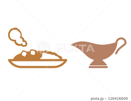 グレイビーボート　カレーライス　アイコン 126426609