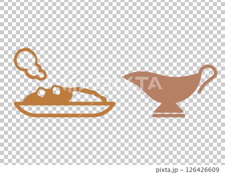 グレイビーボート　カレーライス　アイコン 126426609