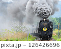 山口線を豪快に走り抜ける蒸気機関車「SLやまぐち号」 126426696