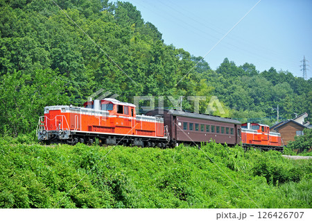 八高線 竹沢-折原 JR東日本 DD51-897+スハフ42-2173+DD51-842(高崎) 八高線 竹沢-折原 JR東日本 DD51-897+スハフ42-2173+DD51-842(高崎) 126426707
