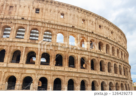 Colosseum or Flavian Amphitheatre in Rome, Italy Colosseum or Flavian Amphitheatre in Rome, Italy 126429273