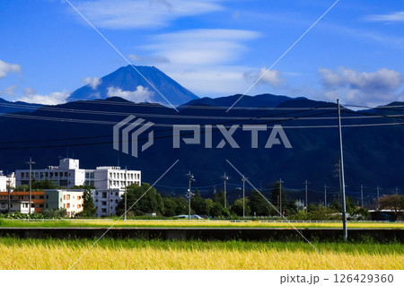 富士山と田園 富士山と田園 126429360