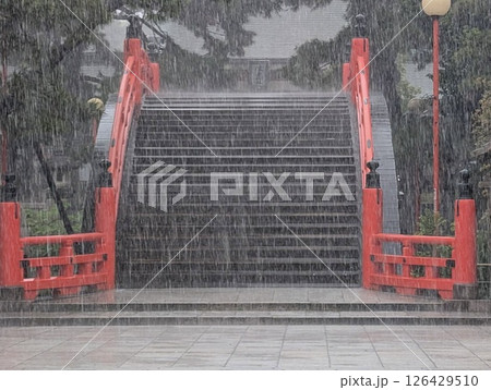 雨の太鼓橋2 雨の太鼓橋2 126429510