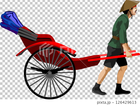 Rickshaw Driver Transport Job People Action 126429613