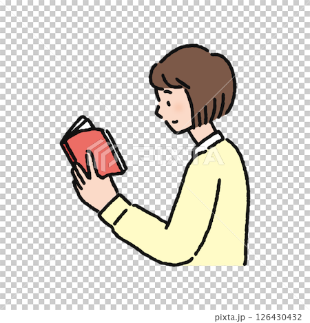 本を読む女性 本を読む女性 126430432