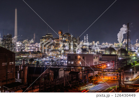 《山口県》周南市の工場夜景・周南大橋周辺 126430449
