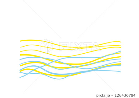 流れるような曲線の背景 流れるような曲線の背景 126430784