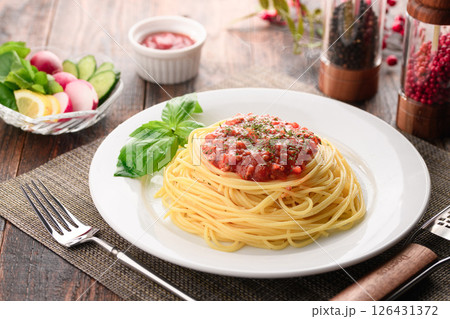 ミートスパ ( ミートソースパスタ ) ミートスパ ( ミートソースパスタ ) 126431372