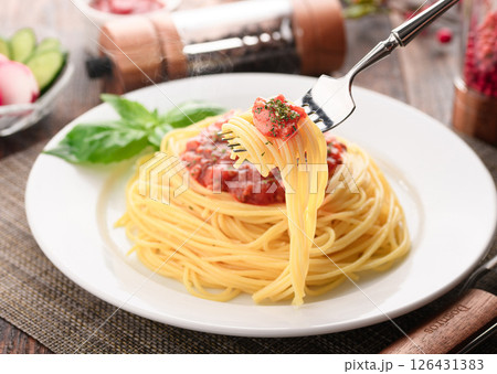 ミートスパ （ ミートソースパスタ ） 126431383
