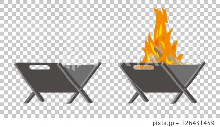 折疊式火坑的插圖 折疊式火坑的插圖 126431459