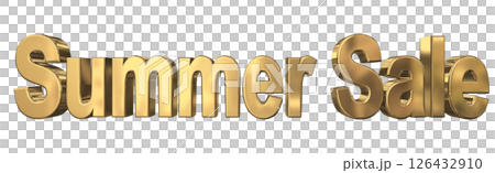 3DCG文字“夏季促銷” 3DCG文字“夏季促銷” 126432910