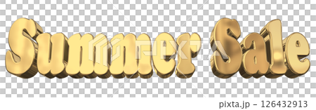 3DCG文字“夏季促銷” 3DCG文字“夏季促銷” 126432913