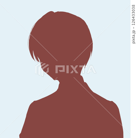 学生　シルエット 126433038