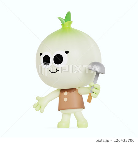 Cute local specialty onion character Cute local specialty onion character 126433706