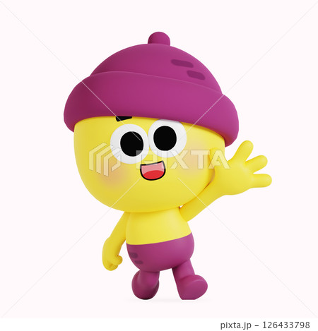 Cute local specialty sweet potato character Cute local specialty sweet potato character 126433798