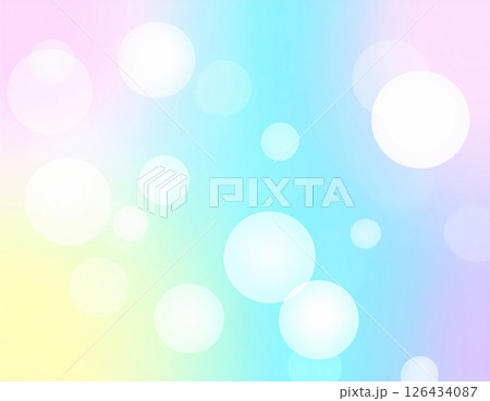 明るいカラフルな背景　グラデーション 126434087