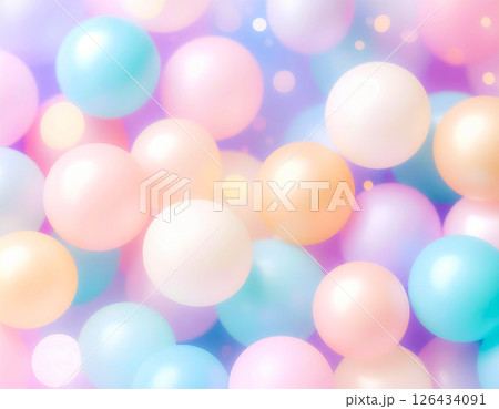 明るいカラフルな背景　グラデーション 126434091