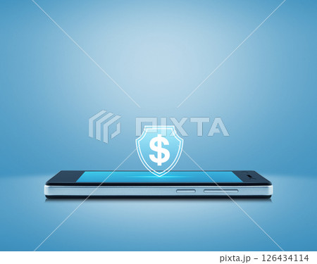 Business money insurance and protection online concept 126434114