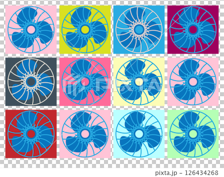 風扇的插圖 126434268