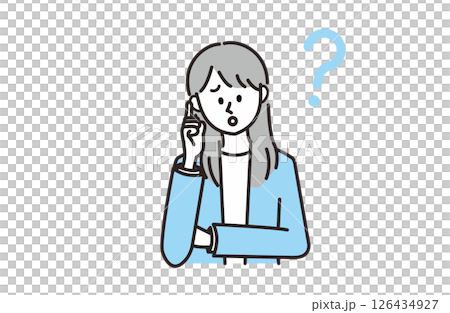 穿著西裝有問題的女人 126434927