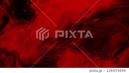 Image of red shapes on black background 126435644