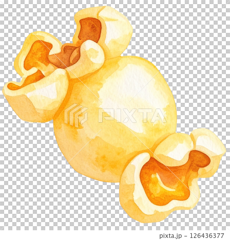 watercolor popcorn clipart bundle includes a variety of delicious snack-themed illustrations in striped buckets, paper bags, food stalls, popcorn trucks, and assorted gourmet toppings.  126436377
