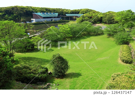 【佐賀県】晴天の名護屋城 佐賀県立名護屋城博物館と大手道跡 126437147