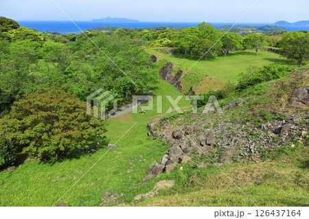 【佐賀県】晴天の名護屋城 遊撃丸跡 126437164