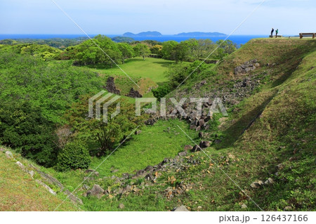 【佐賀県】晴天の名護屋城 遊撃丸跡 126437166
