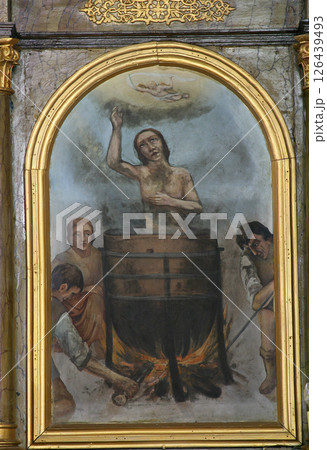 Saint Vitus, altar in the All Saints Church in the Bedenica, Croatia Saint Vitus, altar in the All Saints Church in the Bedenica, Croatia 126439493