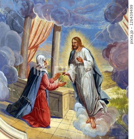 Jesus Appears to Mary 126439499