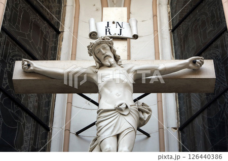 Crucifixion, Basilica Assumption of the Virgin Mary in Marija Bistrica, Croatia 126440386